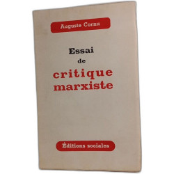 Essai de critique marxiste