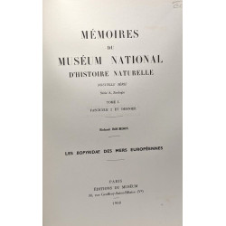 Les bopyridae des mers européennes --- Mémoires du Muséum National...