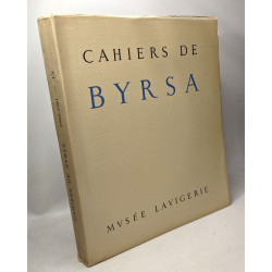 Cahiers de Byrsa musée lavigerie 1960-1961 TOME IX