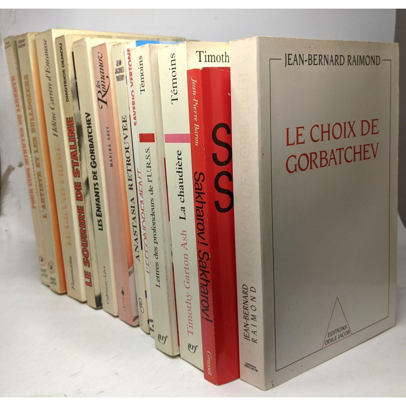 13 livres sur la Russie et l'U.R.S.S. Anastasia Sakharov Les...