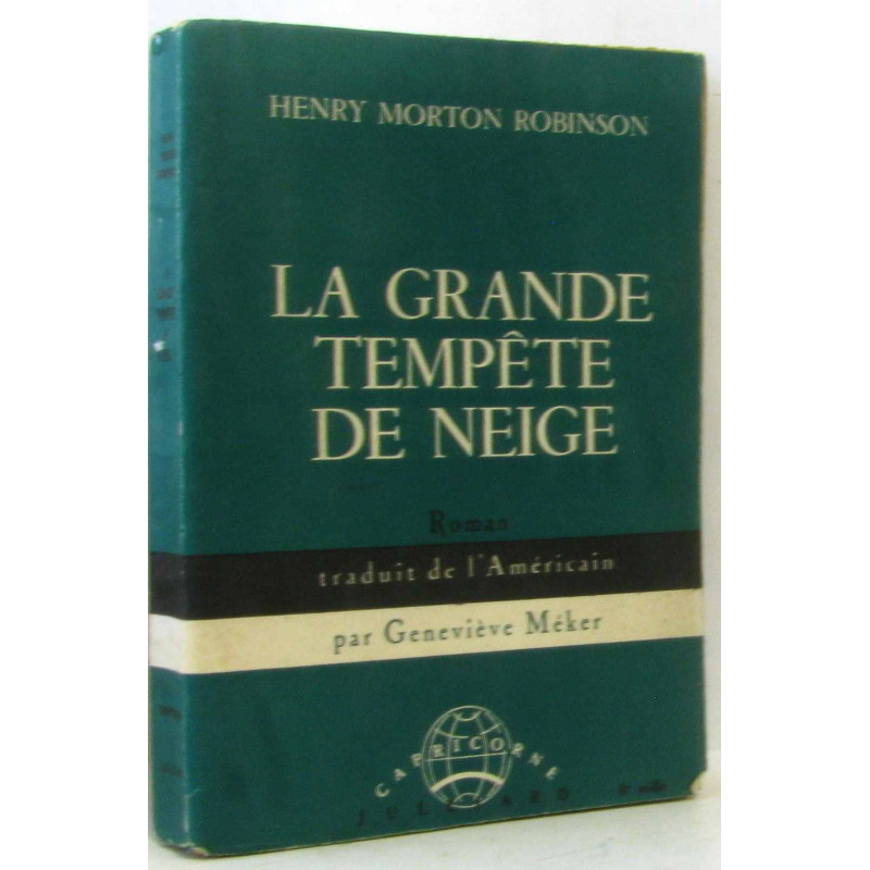 La grande tempête de neige