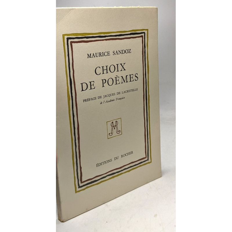 Choix de poèmes