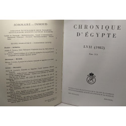 Chronique d'égypte - Fondation Egyptologique Reine Elisabeth -...