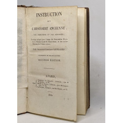 Instruction sur l'Histoire ancienne