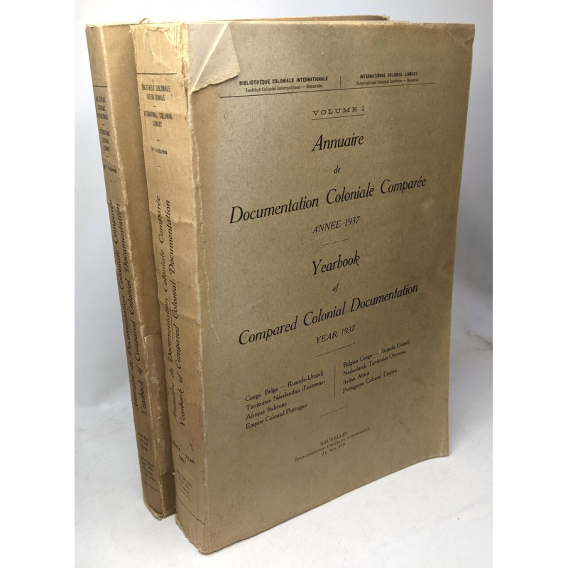 Annuaire de documentation coloniale comparée / Yearbook of...