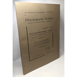 Philologische Studiën - Palaeographisch album Platen 49-100 - van...