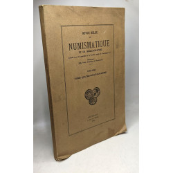 Revue belge de numismatique et de sigillographie - 1940-1946 - TOME 92