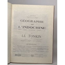 Géographie de l'indochine: Tonkin - Annam - Cochinchine - Cambodge...