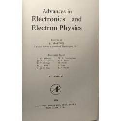 Advances in electronics and electron physics volume VI 1954