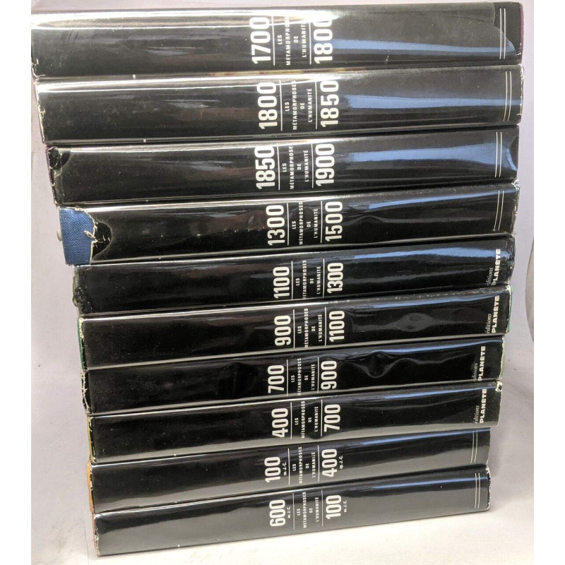 Les métamorphoses de l'humanité 10 volumes (voir description) La...