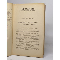 Géométrie classes de première C et moderne