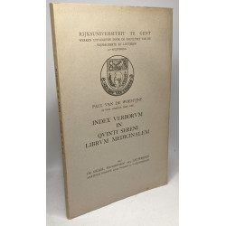 Index verborum in quinti sereni librum medicinalem /...