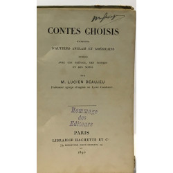 Contes choisis extraits d'auteurs anglais et américains publiés...