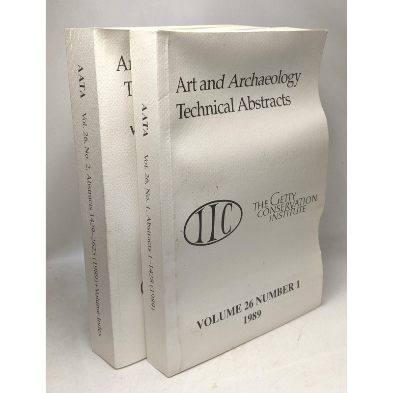 Art and Archaeology Technical Abstracts - Volume 26 Number 1 +...