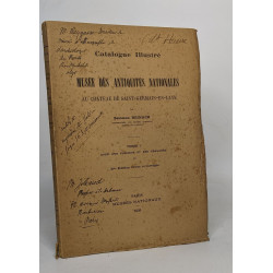 Catalogue illustré du musée des antiquités nationales au chateau...