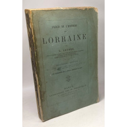 Précis de l'Histoire de Lorraine - 4e édition