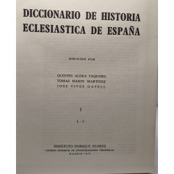 Diccionario de Historia Eclesiástica de España. 5 volúmenes. Tomo...
