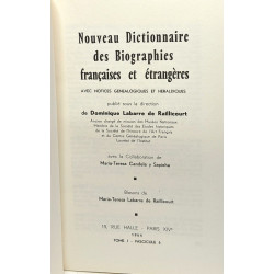 Nouveau dictionnaire des biographies françaises et étrangères avec...