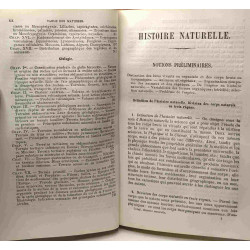 Histoire naturelle - cours élémentaire d'études scientifiques ---...