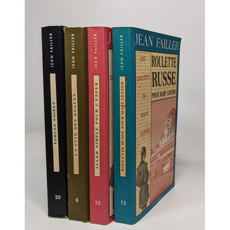 Lot de 4 romans "une enquête de Mary Lester": tomes 8 - 12 - 13 -...