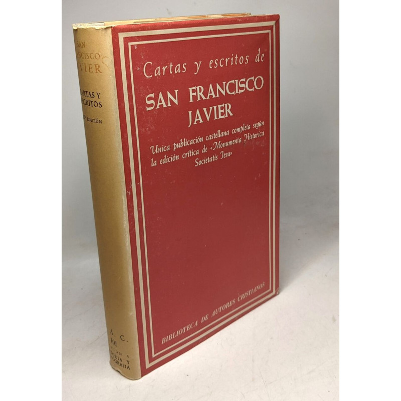 Cartas y escritos de San Francisco Javier - segunda edicion