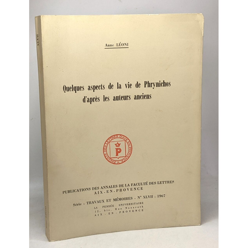 Quelques aspects de la vie de Phrynichos d'après les auteurs...