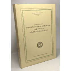 Sprachwandel im griechisch der frühen römischen kaiserzeit ---...