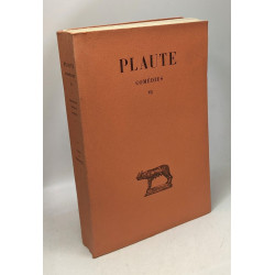 Plaute - TOME VI - Pseudolus Rudens Stichus - collection des...