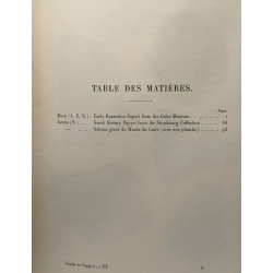 Études de papyrolgie - TOME TROISIEME - société royale égyptienne...