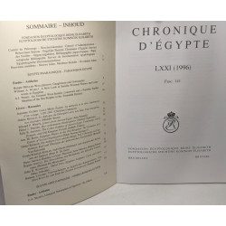 Chronique d'Egypte - 7 volumes: LXVI 131/132 (1991), LXIX 137 +...