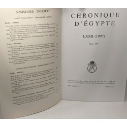 Chronique d'Egypte - 7 volumes: LXVI 131/132 (1991), LXIX 137 +...