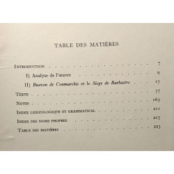 Les oeuvres d'Adenet le Roi - TOME II - Buevon de Conmarchis -...