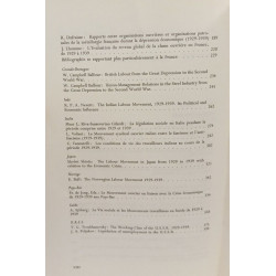 Mouvements Ouvriers et Dépression Économique de 1929-1939