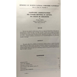 Copépodes harpacticoïdes des étages bathyal et abyssal du Golfe de...