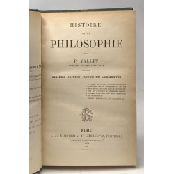 Histoire de la philosophie - sixième édition revue et augmentée