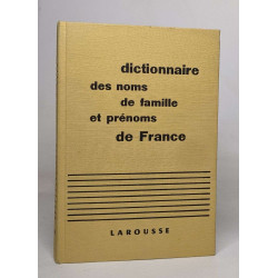 Dictionnaire des noms de famille et prénoms de france