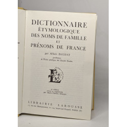 Dictionnaire des noms de famille et prénoms de france