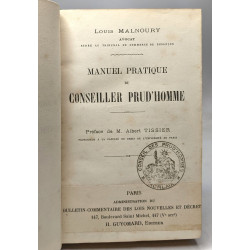 Manuel pratique du conseiller prud'homme - préface de M. Albert...