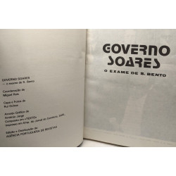 Governo soares o exame de S. Bento / DOCUMENTO