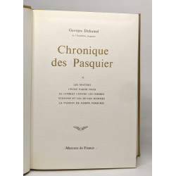 Chronique des Pasquier: tomes 1 et II (titres voir description...