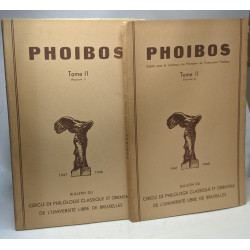 Phoibos - cercle de philologie classique et orientale de...