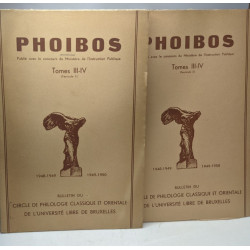 Phoibos - cercle de philologie classique et orientale de...