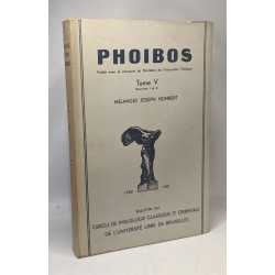 Phoibos - cercle de philologie classique et orientale de...