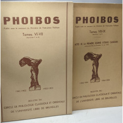 Phoibos - cercle de philologie classique et orientale de...