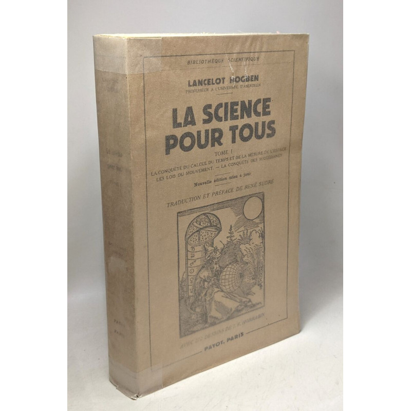 La science pour tous - TOME 1 - nouvelle éditin mise à jour