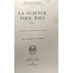 La science pour tous - TOME 1 - nouvelle éditin mise à jour