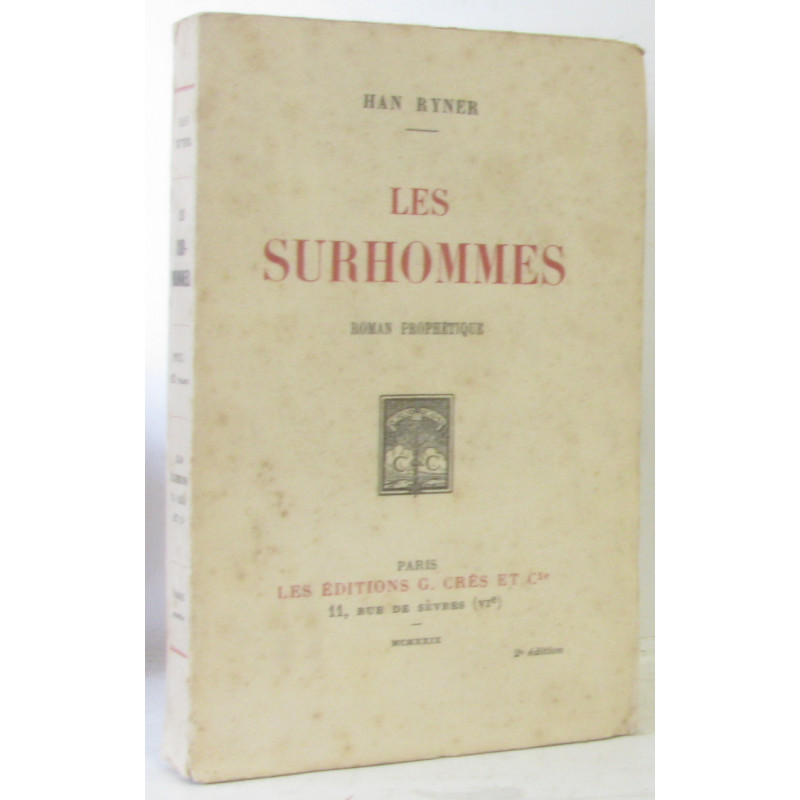 Les surhommes - roman prophétique