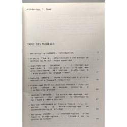 Archeo-log --- revue d'archeologie informatique éditée par le...