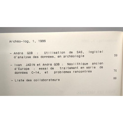 Archeo-log --- revue d'archeologie informatique éditée par le...