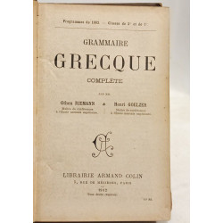 Grammaire grecque complète